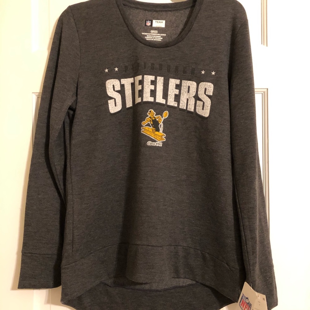 NFL Team Apparel NWT Long Sleeve Steeler Shirt SM